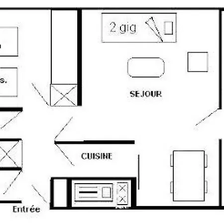 Appartement Les Soldanelles - 2 Pieces 4/5 Pers - Les Soldanelles - 38sol - Plagne Villages Mae-8874 *